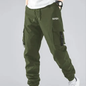 Joggers Park Men's Solid Jogger Pants Olive Track Pants