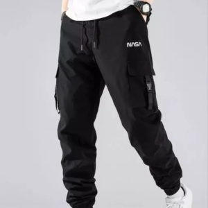 Joggers Park Men's Solid Jogger Pants Black Track Pants